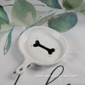 Ceramic Pet Dog Plates Bowl with Handle